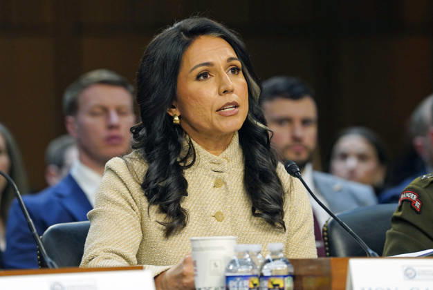 Tulsi Gabbard, Director of National Intelligence (DNI) testifies before the US Senate Select Committee on Intelligence hearing to ˜Examine Worldwide Threats™ in the Hart Senate Office Building on Capitol Hill in Washington, DC, USA, on Wednesday, March 18, 2026. Copyright: xAndrewxThomasx xCNPx MediaPunchx