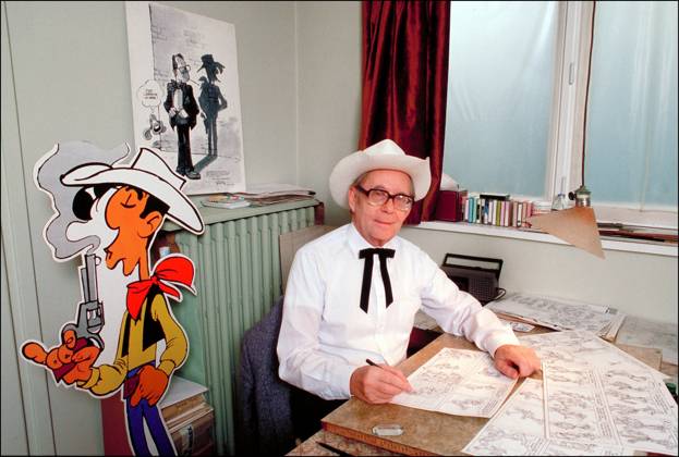 00 00 1994 MORRIS, CREATOR OF LUCKY LUKE RECORD DATE NOT STATED  Copyright: x HelenexBamberger Opale.photox