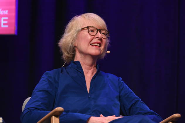 author Meike Winnemuth reads and speaks at Lit Cologne, the international literature festival
