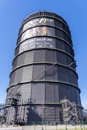 New exhibition in the Gasometer Oberhausen, Mythos Wald, on 3 levels and with several thematic chapters, the exhibition shows the diversity of the worlds forests with pictures, videos and exhibits, NRW, Germany, Mythos Wald Oberhausen