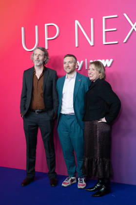London, red carpet arrivals for Sky Up Next 2026 at Freemasons Hall. Pictured: Steve Cox, Matt Walker, and Sarah Cox  Copyright: xcristinaxmasseix xipa-agency.netx xx IPA_Agency_IPA73113603