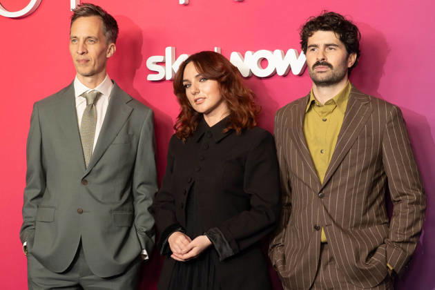 London, red carpet arrivals for Sky Up Next 2026 at Freemasons Hall. Pictured: James Longman, Ania Magliano, and Paddy Young. Copyright: xcristinaxmasseix xipa-agency.netx xx IPA_Agency_IPA73113682
