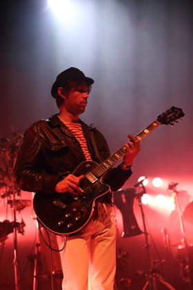 Thijs Elzinga from the band Altin Gün at a concert at Huxleys Neue Welt in Berlin, March 19, 2026 Altin Gün concert Berlin