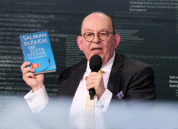 Buchmesse Leipzig GER, Leipzig,20260319, Buchmesse Leipzig, Messehalle , Denis Scheck, Best of druckfrisch, , presentation of new publications, is a translator and journalist on radio and television