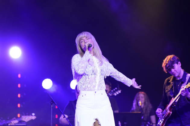 NASHVILLE, TENNESSEE - March 20: Kimberly Perry of The Band Perry performs at the Big Machine Label Group lunch and performance during CRS 2026 at Omni Nashville Hotel on March 20, 2026 in Nashville, Tennessee. Credit: AdMedia. USA - ZUMAa123 20260320_zaa_a123_289 Copyright: xMickeyxBernalx