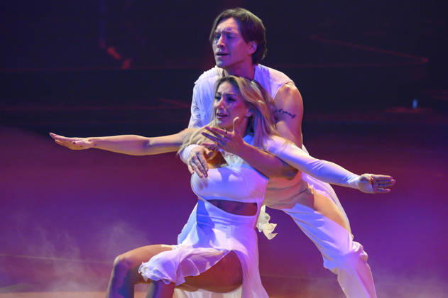 Anna Carina Woitschack with Evgeny Vinokurov in the third live show of season 19 of the RTL dance show Let s Dance at the MMC Coloneum Cologne, 20 03 2026 Foto:xW.xRanderathx xFuturexImagex lets_dance2003_6428