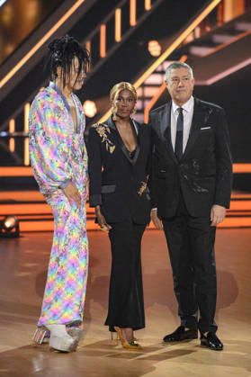 Jorge Gonzalez, Motsi Mabuse and Joachim Llambi in the third live show of season 19 of the RTL dance show Let s Dance at the MMC Coloneum Cologne, 20 03 2026 Foto:xW.xRanderathx xFuturexImagex lets_dance2003_6605