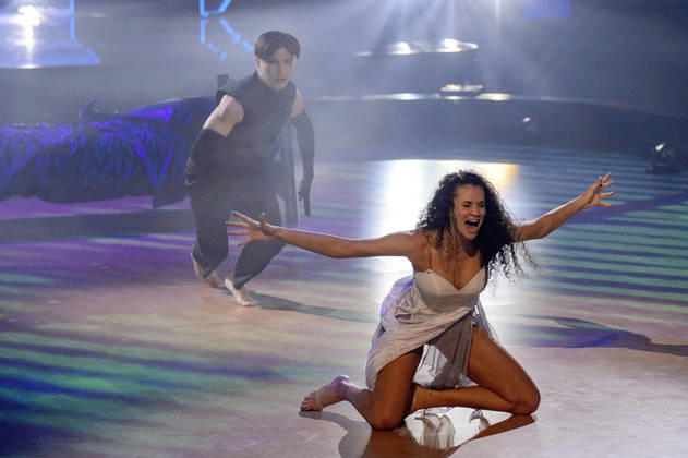 Betty Taube with Alexandru Ionel in the third live show of the 19th season of the RTL dance show Let s Dance at the MMC Coloneum Cologne, 20 03 2026 Foto:xW.xRanderathx xFuturexImagex lets_dance2003_6617
