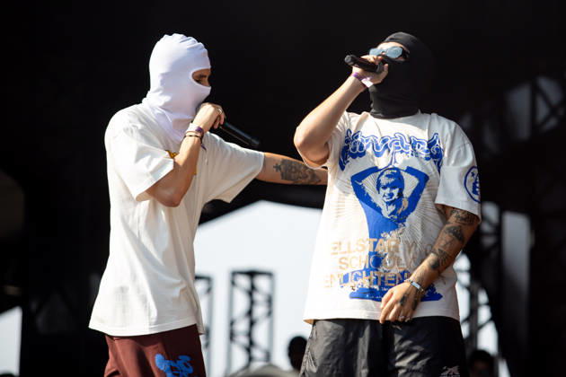 SaO PAULO, SP - 21.03.2026: LOLLAPALOOZA BRASIL 2026 - Show by the hip-hop duo FEBRE90S, formed by Puma PJL and SonoTWS, on the afternoon of this Saturday (21), second day of the Lollapalooza festival, held at the Interlagos racetrack in Sao Paulo, SP. x2909296x RodileixMorais