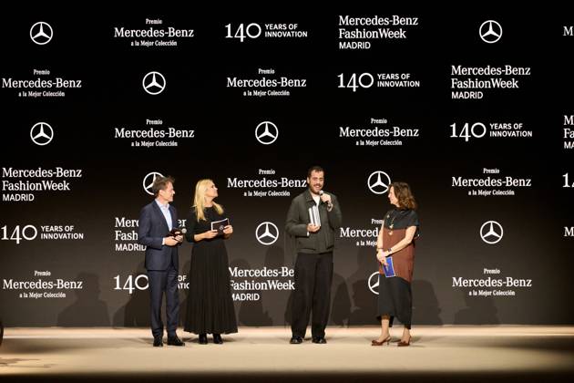 Mercedes Benz Mans Award Ceremony, has won the first Mercedes Benz Fashion Week Award for the best collection of the 83rd edition of the catwalk The new Mercedes Benz Award for the Best Collection was presented by Reiner Hoeps together with Valeria Mazza, on March 21, 2026, in Madrid Spain FASHION SHOW MBFWM IFEMA Organization 21 03 2026 Madrid Madrid Madrid Spain  Copyright: xOrganizacionx 7386345