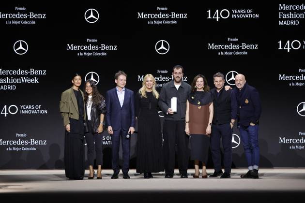 Mercedes Benz Mans Award Ceremony, has won the first Mercedes Benz Fashion Week Award for the best collection of the 83rd edition of the catwalk The new Mercedes Benz Award for the Best Collection was presented by Reiner Hoeps together with Valeria Mazza, on March 21, 2026, in Madrid Spain FASHION SHOW MBFWM IFEMA Organization 21 03 2026 Madrid Madrid Madrid Spain  Copyright: xOrganizacionx 7386344