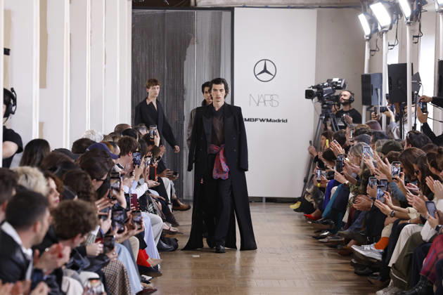 Mercedes Benz Awards Presentation MANS Fashion Show, winner of the Mercedes Benz Award for Best Collection, March 21, 2026, in Madrid Spain FASHION SHOW MBFWM IFEMA ZONA IV CHRISTIAN COLMENERO PRODUCTIONS ZONA IV 21 03 2026 Madrid Madrid Spain  Copyright: xZONAxIVxPRODUCCIONESx xCHRISTIANx 7386356