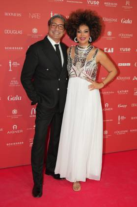 Spa Award 2026 Mustafa Gündogdu Mousse T , Khadra Sufi on the red carpet at the Spa Awards Gala at the Kurhaus Baden Baden on 21 03 2026 Baden Baden Kurhaus Baden Württemberg
