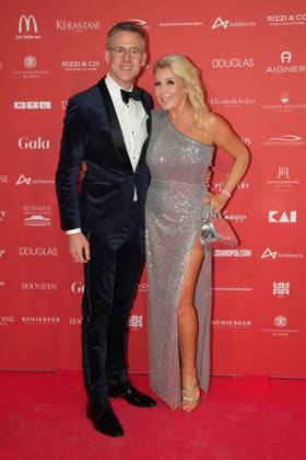 Spa Award 2026 Tobias Wald, and Astrid Bleeker Hellwig on the red carpet at the Spa Awards Gala in the Kurhaus Baden Baden on 21 03 2026 Baden Baden Kurhaus Baden Württemberg