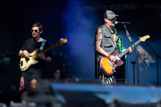 SaO PAULO, SP - 22.03.2026: LOLLAPALOOZA BRASIL 2026 - Show by the Pernambuco band Mundo Livre S A on the afternoon of this Sunday (22), the last day of the Lollapalooza festival, held at the Interlagos racetrack in Sao Paulo, SP. x2910019x RodileixMorais