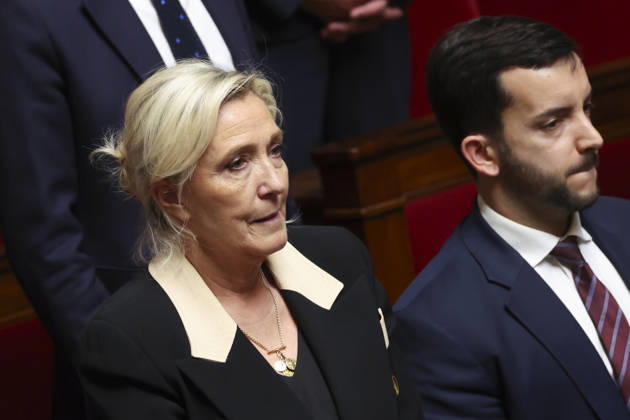 NEWS : Questions au Gouvernement - Assemblee Nationale - Paris - 24 03 2026 Marine Le Pen - Jean-Philippe Tanguy ParisFrance Copyright: xMichtofx