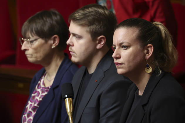 NEWS : Questions au Gouvernement - Assemblee Nationale - Paris - 24 03 2026 Mathilde Panot - Louis Boyard ParisFrance Copyright: xMichtofx