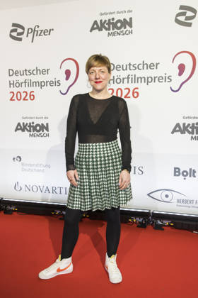 German Hearing Film Award, award ceremony at the Colosseum Cinema, Berlin, 24 03 2026 Pola Beck before the award ceremony for the German Hearing Film Award at the Colosseum Cinema in Berlin on 24 03 2026 Berlin Cinema Colosseum Copyright: xBenxKriemannx