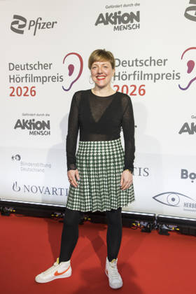 German Hearing Film Award, award ceremony at the Colosseum Cinema, Berlin, 24 03 2026 Pola Beck before the award ceremony for the German Hearing Film Award at the Colosseum Cinema in Berlin on 24 03 2026 Berlin Cinema Colosseum Copyright: xBenxKriemannx