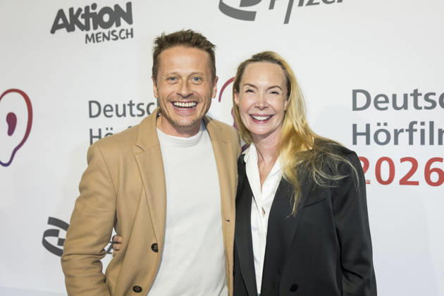 German Audio Film Award, award ceremony at the Colosseum Cinema, Berlin, 24 03 2026 Roman Knizka and Feo Aladag before the award ceremony for the German Audio Film Award at the Colosseum Cinema in Berlin on 24 03 2026 Berlin Cinema Colosseum Copyright: xBenxKriemannx