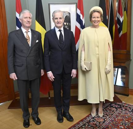 State Visit of King Philippe and Queen Mathilde to Norway (Day 2) OSLO, NORWAY - MARCH 25 : State Visit of King Philippe and Queen Mathilde to Norway (Day 2) : - Bilateral meeting with HE Jonas Gahr Støre, Prime Minister of Norway on March 25, 2026 in Oslo, Norway, 25 03 2026 Oslo Norway  Copyright: xDidierxLebrunx