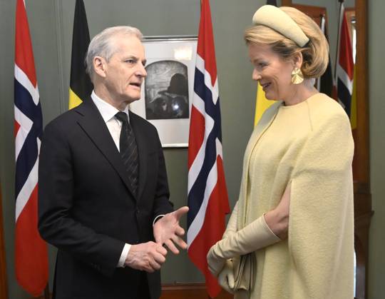 State Visit of King Philippe and Queen Mathilde to Norway (Day 2) OSLO, NORWAY - MARCH 25 : State Visit of King Philippe and Queen Mathilde to Norway (Day 2) : - Bilateral meeting with HE Jonas Gahr Støre, Prime Minister of Norway on March 25, 2026 in Oslo, Norway, 25 03 2026 Oslo Norway  Copyright: xDidierxLebrunx