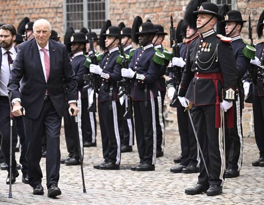 State Visit of King Philippe and Queen Mathilde to Norway (Day 2) OSLO, NORWAY - MARCH 25 : State Visit of King Philippe and Queen Mathilde to Norway (Day 2) : - King Harald pictured during the Luncheon hosted by the Government of Norway on March 25, 2026 in Oslo, Norway, 25 03 2026 Oslo Norway  Copyright: xDidierxLebrunx