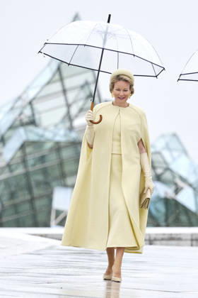 Belgian Royal Couple Visits Norway - Day 2 Queen Mathilde and King Philippe of Belgium visited the opera of Oslo in Olso, Norway on March 25, 2026, during the second day of the official visit in Norway. Photo by Olivier Polet ABACAPRESS.COM Oslo Norway  Copyright: xPoletxOlivier ABACAx
