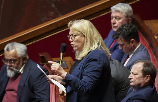 NEWS : Questions au Gouvernement - Assemblee Nationale - Paris - 25 03 2026 Danielle Simonnet ParisFrance Copyright: xMichtofx