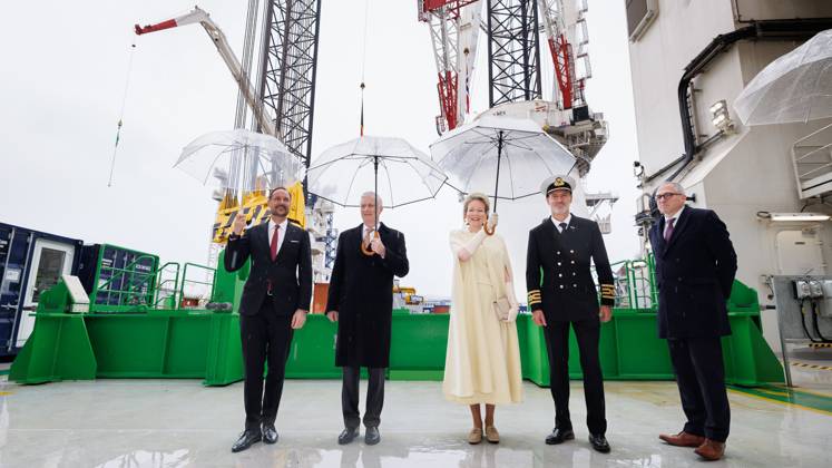 State Visit of King Philippe and Queen Mathilde to Norway (Day 2) OSLO, NORWAY - MARCH 25 : State Visit of King Philippe and Queen Mathilde to Norway (Day 2) : (with Prince Haakon & Mathias Diependaele (N-VA)) pictured during the Harnessing the North Sea: Belgian Norwegian Offshore Wind Cooperation round tables (Opera) on March 25, 2026 in Oslo, Norway, 25 03 2026 Oslo Norway  Copyright: xDidierxLebrunx