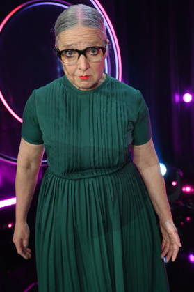 Comedian and cabaret artist Rosemie Warth as a guest on the ARD show Ladies Night - the only comedy and cabaret show with an all-female cast on German-speaking television