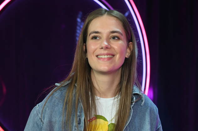 Actress and comedienne Josepha Walter as a guest on the ARD show Ladies Night - the only comedy and cabaret show with an all-female cast on German-speaking television