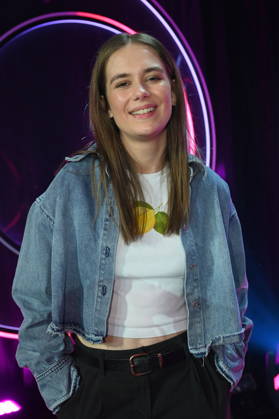 Actress and comedienne Josepha Walter as a guest on the ARD show Ladies Night - the only comedy and cabaret show with an all-female cast on German-speaking television