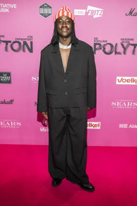 ABB POLYTON singer Jonny Mahoro as guest on the red carpet at the Polyton Music Prize Award Ceremony 2026 at Atelier GardensBerkin on Wednesday 25 03 2026 in Berlin Berlin Germany
