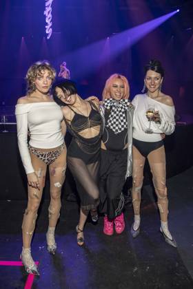 ABB POLYTON Lotta Kummer from Blond, Domiziana, Paula Carolina, Saengerin, and Nina Kumme as guests at the party at the Polyton Music Prize Award Ceremony 2026 at Atelier GardensBerkin on Wednesday 25 03 2026 in Berlin Berlin Germany