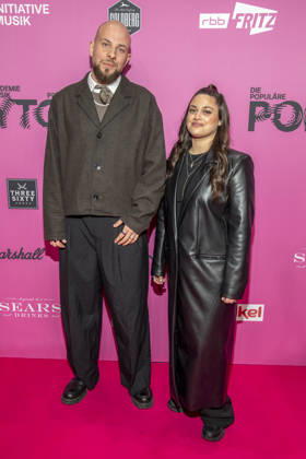 ABB POLYTON Luca Noel and and Simona as guests on the red carpet at the Polyton Music Award Ceremony 2026 at Atelier GardensBerkin on Wednesday 25 03 2026 in Berlin Berlin Germany