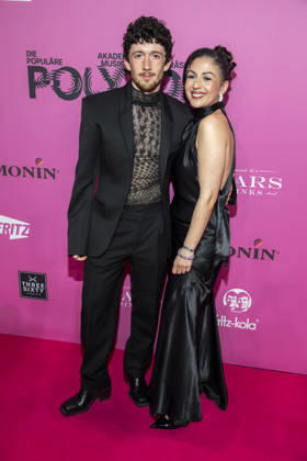 ABB POLYTON Maximilian Mundt and Tuelin Sezgin as guests on the red carpet at the Polyton Music Award Ceremony 2026 at Atelier GardensBerkin on Wednesday 25 03 2026 in Berlin Berlin Germany