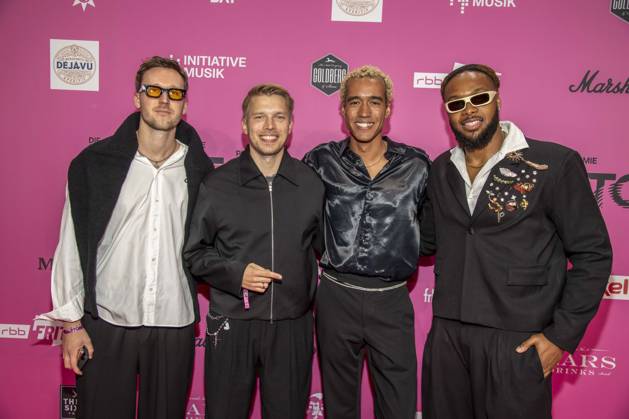 ABB POLYTON Shane Mauss and musician WizTheMc on the red carpet at the 2026 Polyton Music Award Ceremony at Atelier GardensBerkin on Wednesday 25 03 2026 in Berlin Berlin Germany