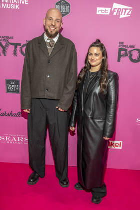 ABB POLYTON Luca Noel and and Simona as guests on the red carpet at the Polyton Music Award Ceremony 2026 at Atelier GardensBerkin on Wednesday 25 03 2026 in Berlin Berlin Germany