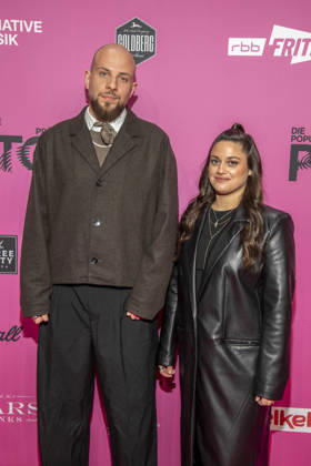 ABB POLYTON Luca Noel and and Simona as guests on the red carpet at the Polyton Music Award Ceremony 2026 at Atelier GardensBerkin on Wednesday 25 03 2026 in Berlin Berlin Germany