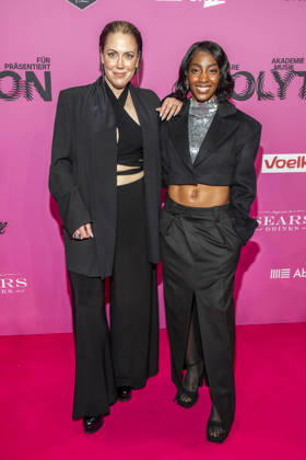 ABB POLYTON Inga Wessling ShaNon Bobinge on the red carpet at the 2026 Polyton Music Award Ceremony at Atelier GardensBerkin on Wednesday 25 03 2026 in Berlin Berlin Germany
