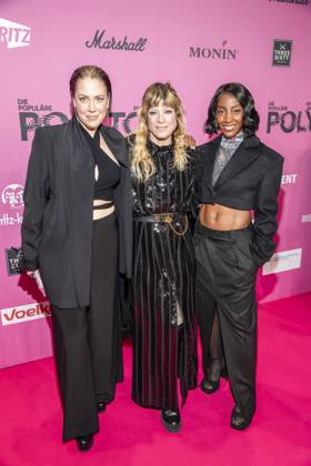 ABB POLYTON Inga Wessling, Mieze Katz from Mia and ShaNon Bobinger as guests on the red carpet at the Polyton Music Prize Award Ceremony 2026 at Atelier GardensBerkin on Wednesday 25 03 2026 in Berlin Berlin Germany