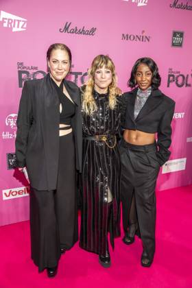 ABB POLYTON Inga Wessling, Mieze Katz from Mia and ShaNon Bobinger as guests on the red carpet at the Polyton Music Prize Award Ceremony 2026 at Atelier GardensBerkin on Wednesday 25 03 2026 in Berlin Berlin Germany