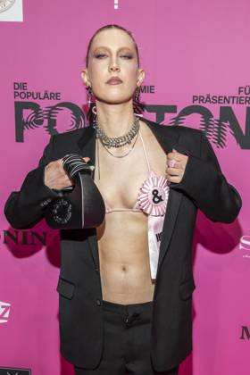 ABB POLYTON Floss, singer on the red carpet at the Polyton Music Prize Award Ceremony 2026 at Atelier GardensBerkin on Wednesday 25 03 2026 in Berlin Berlin Germany