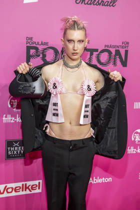 ABB POLYTON Floss, singer on the red carpet at the Polyton Music Prize Award Ceremony 2026 at Atelier GardensBerkin on Wednesday 25 03 2026 in Berlin Berlin Germany