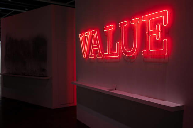 HONGKONG-ART ART-BASEL Price Value Taotie by artist Kongkee on display at Art Basel 2026 in Hong Kong, March 26, 2026. NEXPHER Vernon Yuen HONG KONG