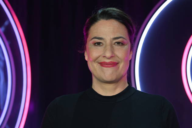 Actress and cabaret artist Eva Eiselt as a guest on the ARD show Ladies Night - the only comedy and cabaret show with an all-female cast on German-speaking television