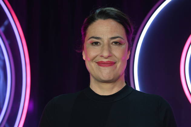 Actress and cabaret artist Eva Eiselt as a guest on the ARD show Ladies Night - the only comedy and cabaret show with an all-female cast on German-speaking television