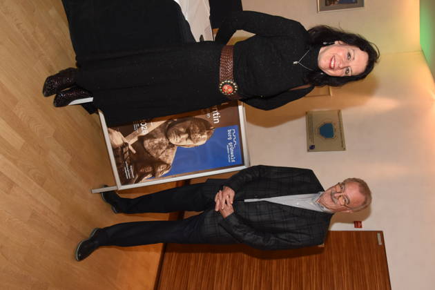 Sabine Rinberger Karl Valentin Museum Director Jo Baier Director Munich Gruenwald 26 03 2026 Buergerhaus Roemerschanz Exhibition Opening for the special exhibition Karl Valentin und die Alten Rittersleut in der Burg Gruenwald, Zweigmuseum der Archaeologischen Staatssammlung, Foto Muenchen