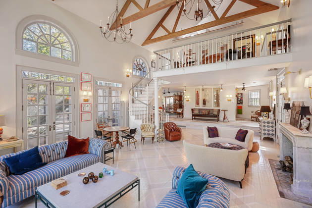 Drew Barrymore is selling her huge historic 1740s estate just TWO years after she bought it for eye-watering £3.7m Story from Jam Press (Drew Barrymore Estate) Pictured: The £3.7m estate. Drew Barrymore is selling her huge historic 1740s estate just TWO years after she bought it for eye-watering £3.7m Hollywood star Drew Barrymore is selling her huge estate just two years after she bought it. The actress and talk show host has listed her sprawling home for .99m (£3.7m). The historic six-bedroom, nine-bathroom estate in Harrison, Westchester County, New York, has nearly 12 acres of land and dates back to the 1740s. Barrymore bought it as a convenient countryside escape from New York City, where she films her talk show. But it needed a  Copyright: xJamxPress ModernxAngles